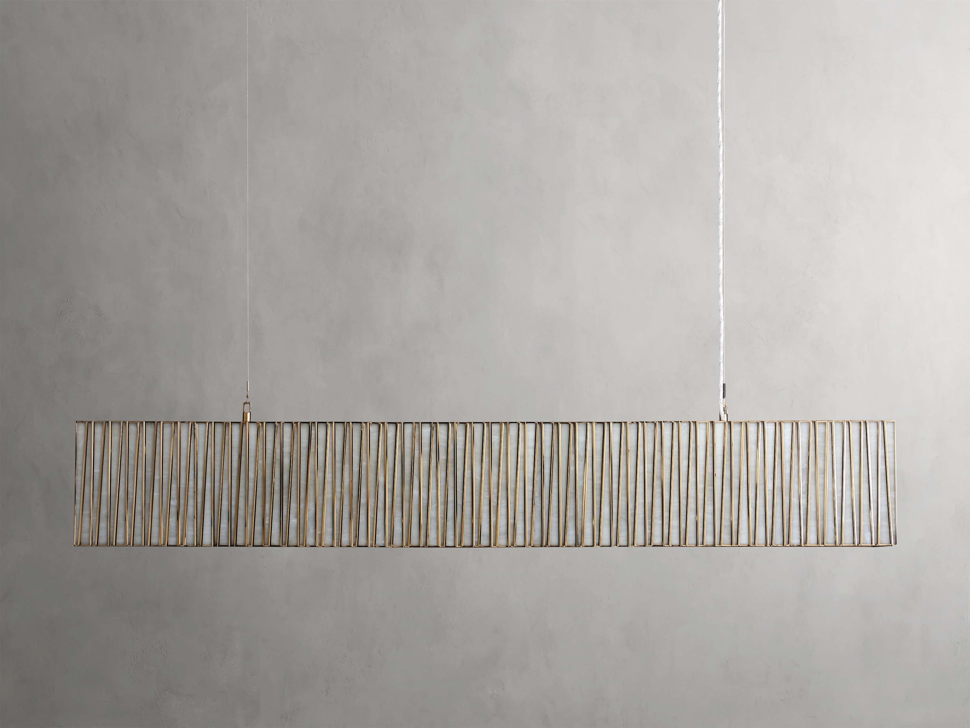 Lucera Glass Linear Chandelier
