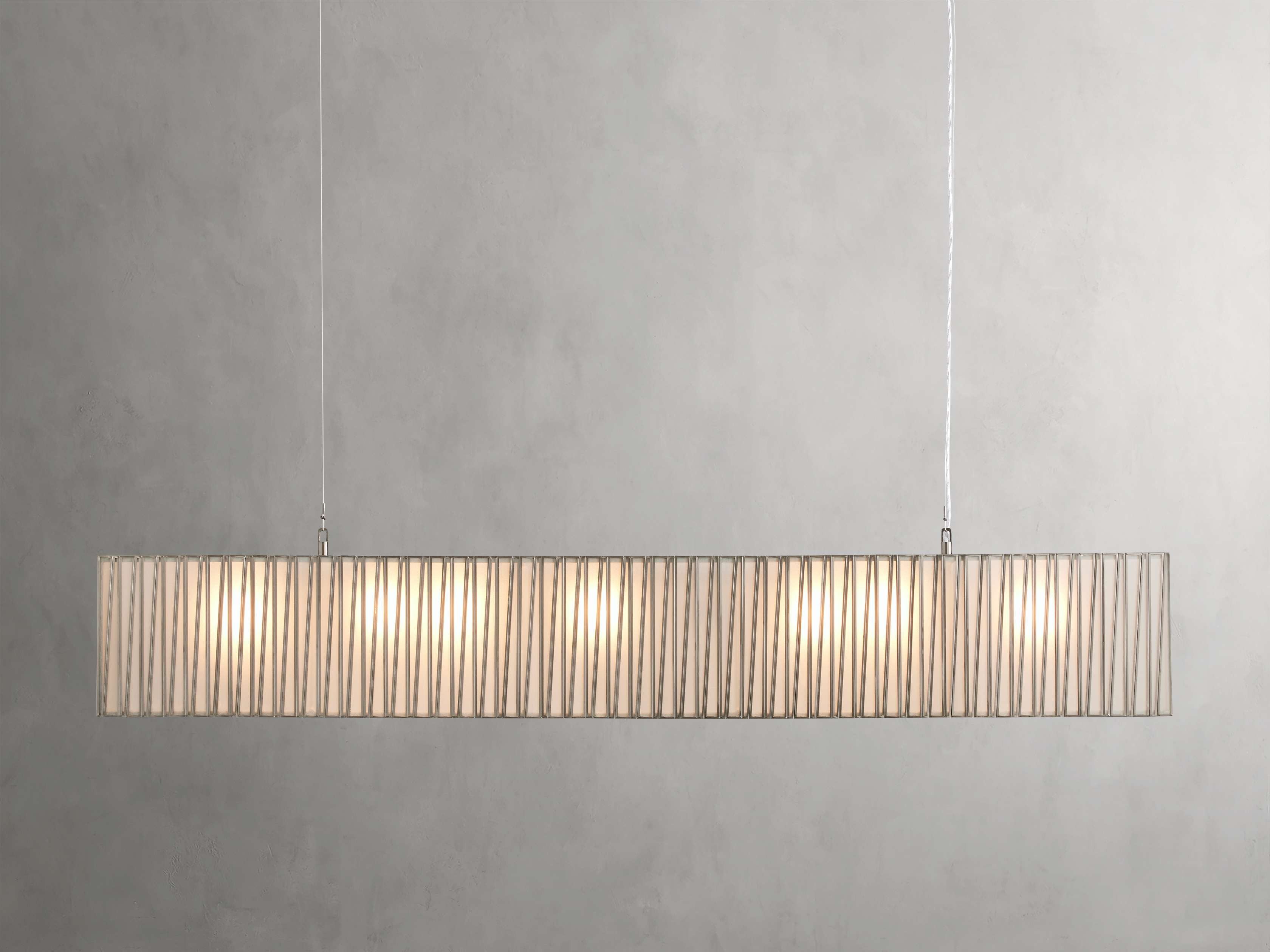 Lucera Glass Linear Chandelier