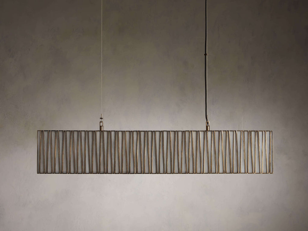 Lucera Glass Linear Chandelier