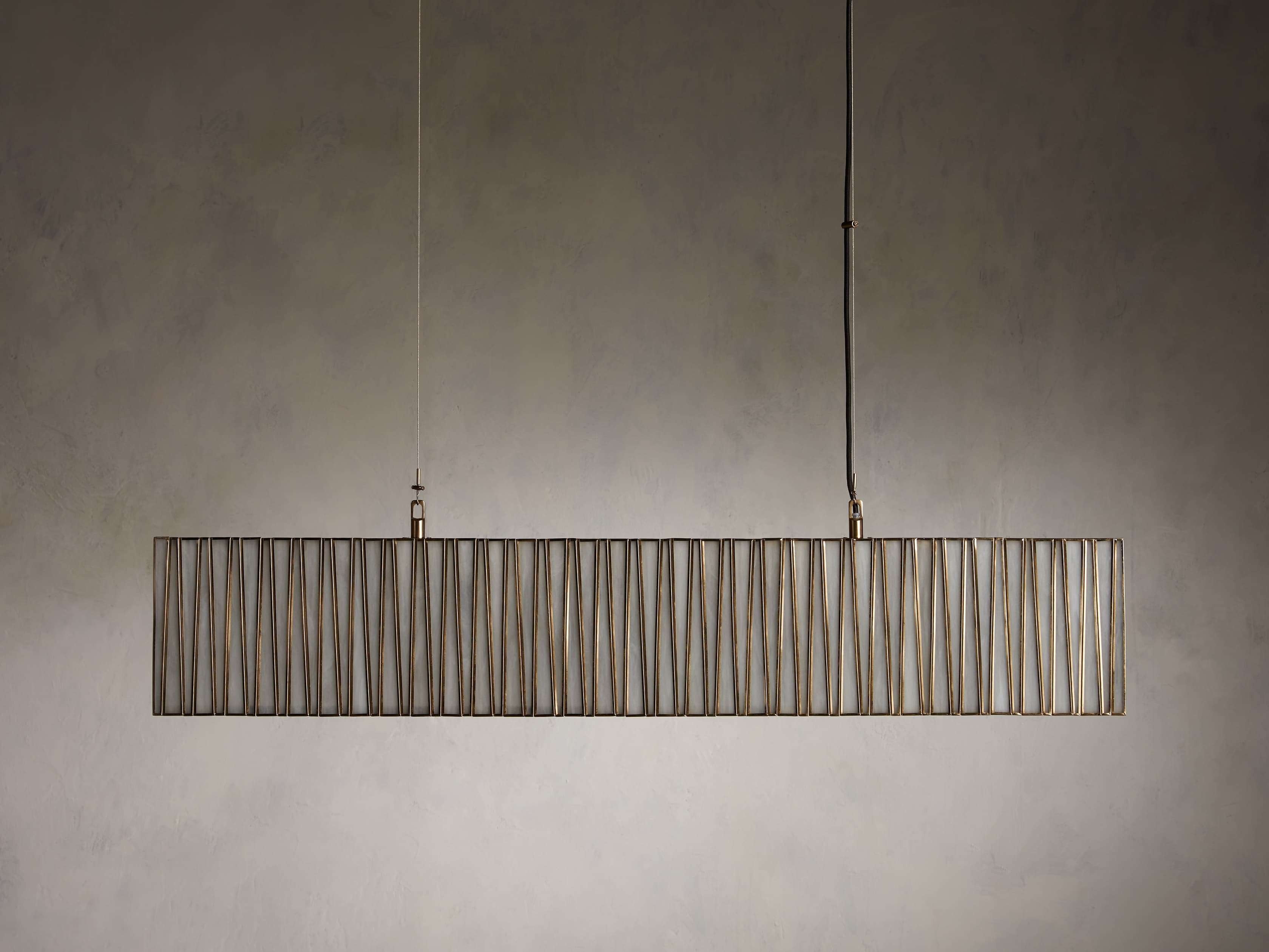 Lucera Glass Linear Chandelier