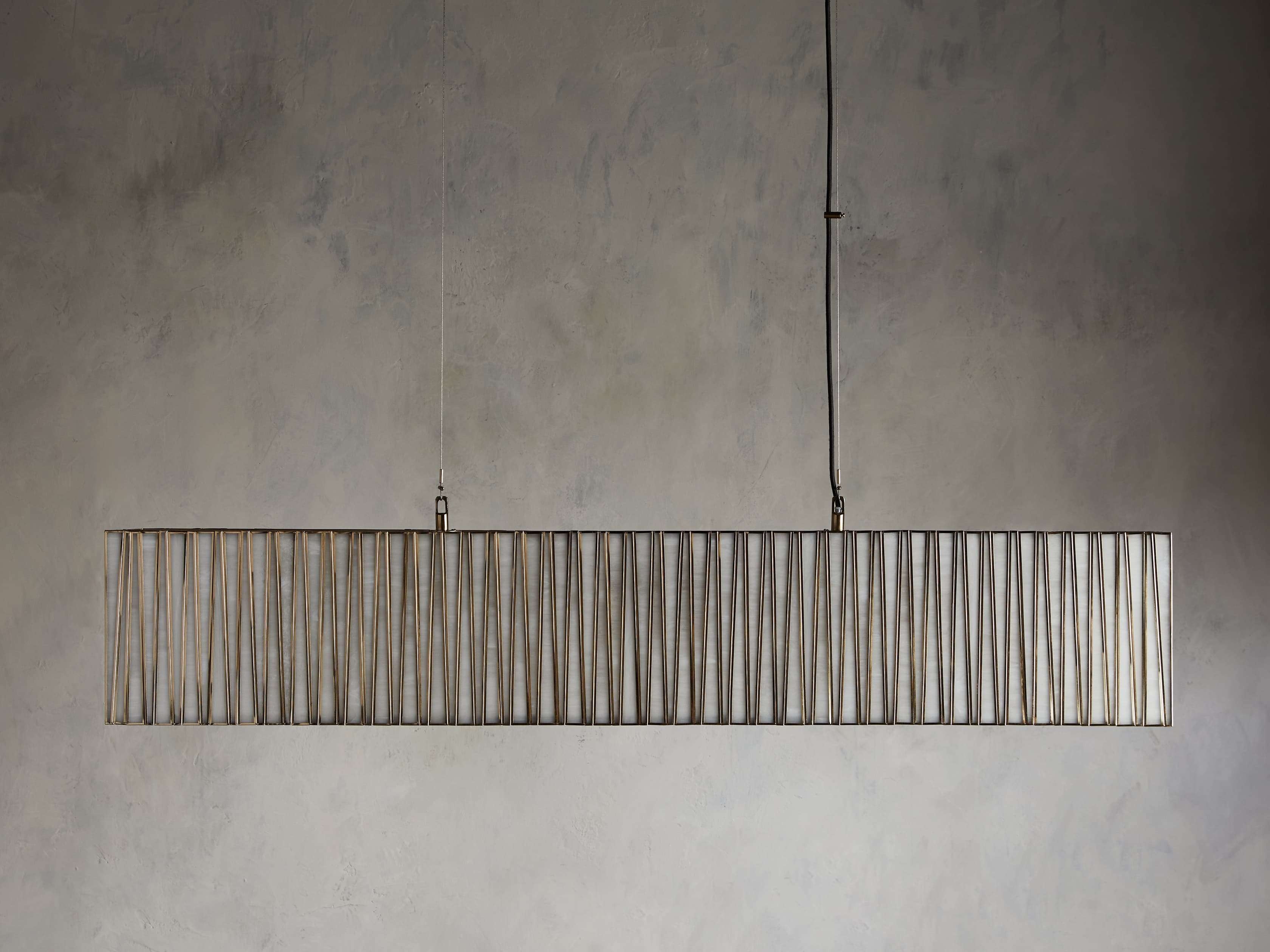 Lucera Glass Linear Chandelier