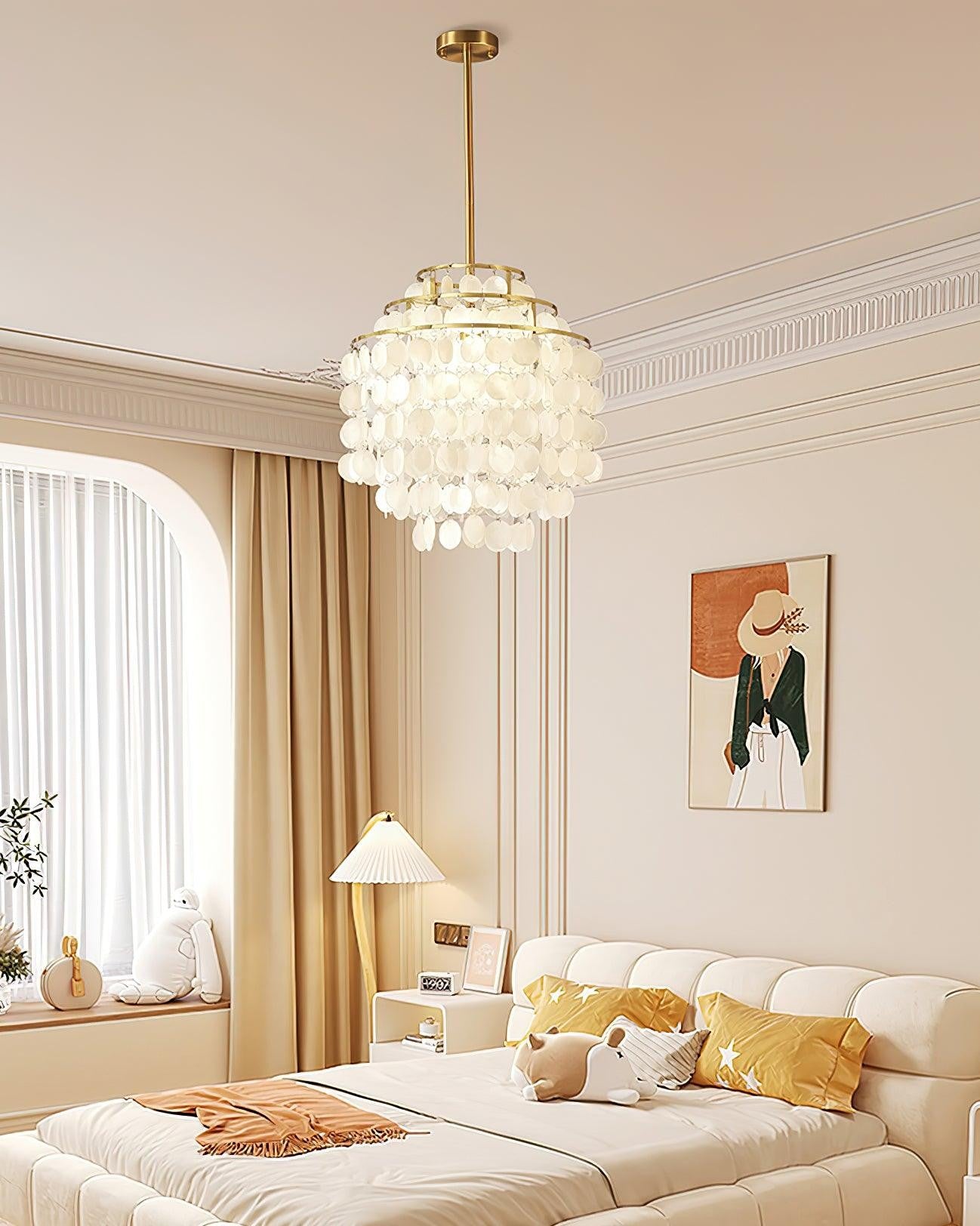 Lumare Shell Cascade Chandelier