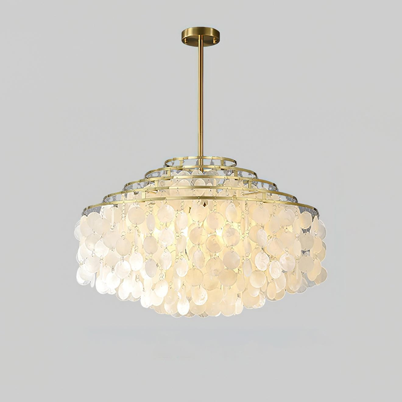 Lumare Shell Cascade Chandelier
