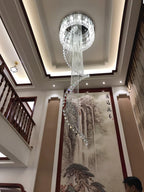 Luminara Spiral Crystal Chandelier