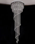 Luminara Spiral Crystal Chandelier