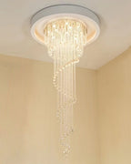 Luminara Spiral Crystal Chandelier