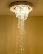 Luminara Spiral Crystal Chandelier