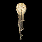 Luminara Spiral Crystal Chandelier