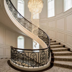 Luminara Spiral Crystal Chandelier