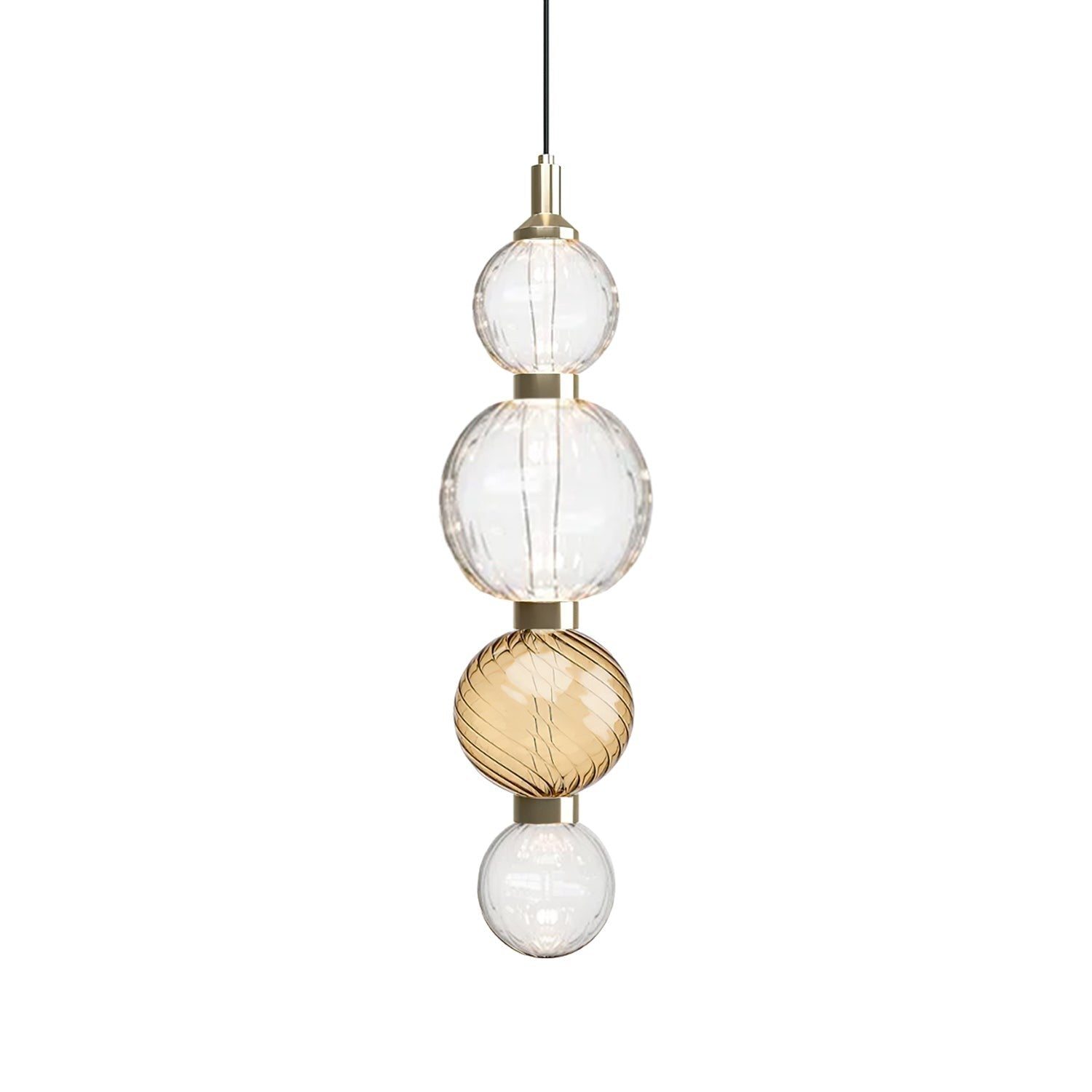 Luminara Stacked Glass Pendant
