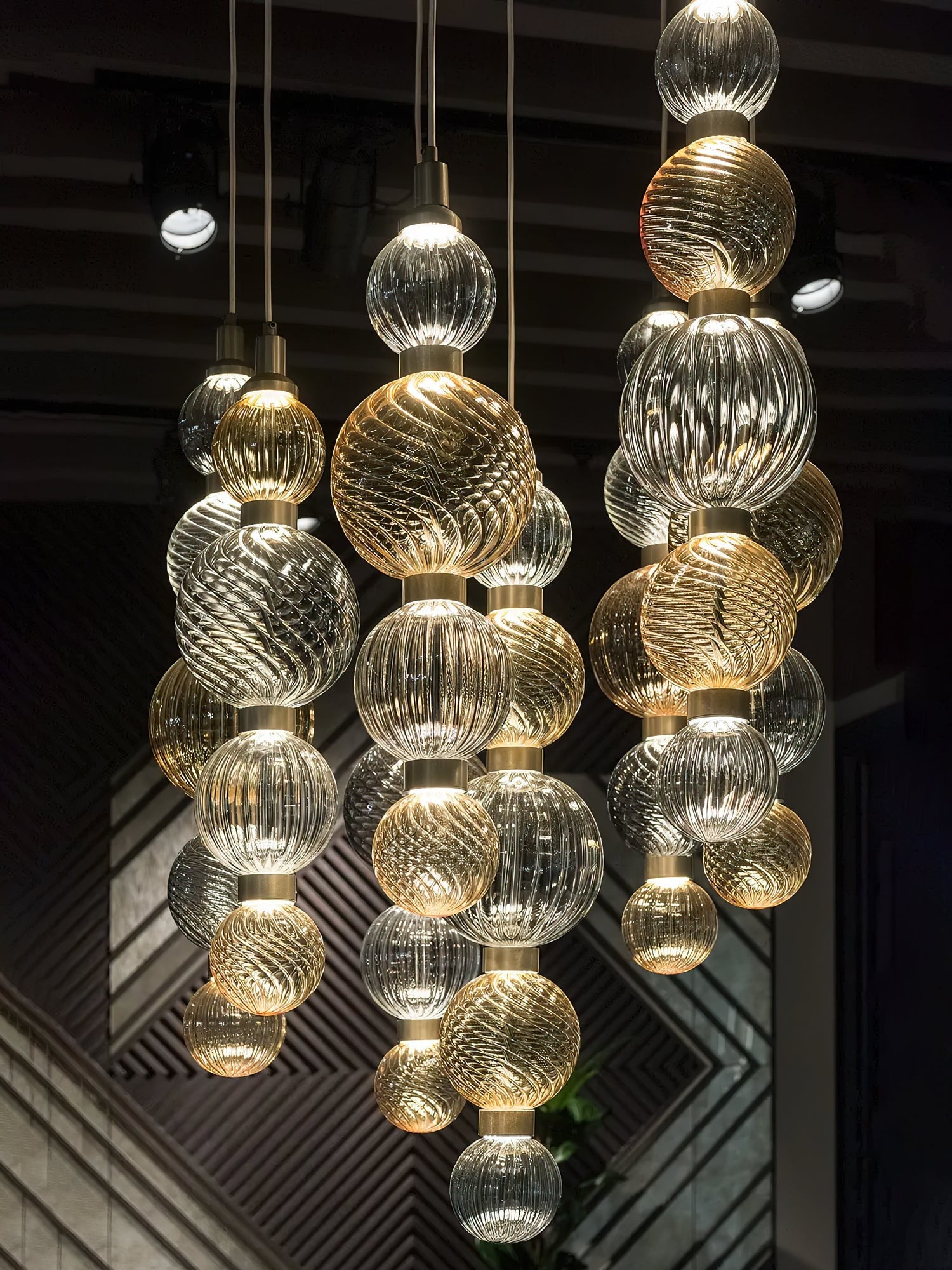 Luminara Stacked Glass Pendant