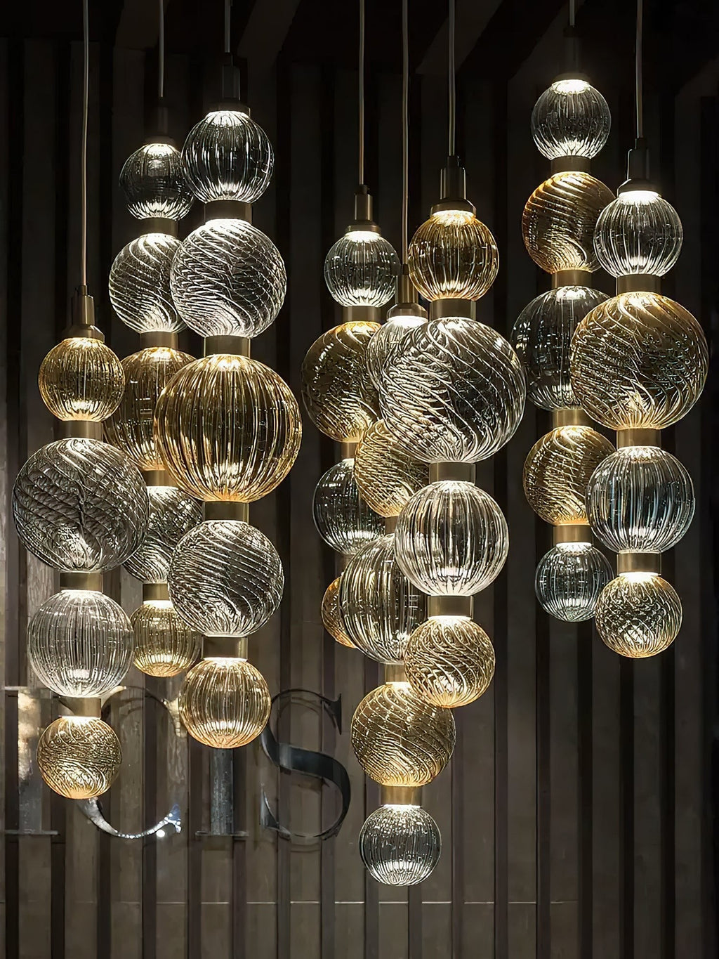 Luminara Stacked Glass Pendant