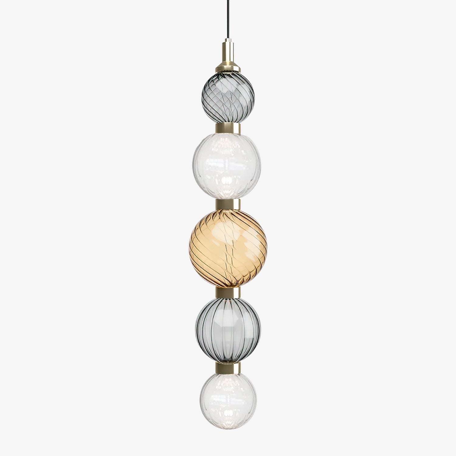 Luminara Stacked Glass Pendant