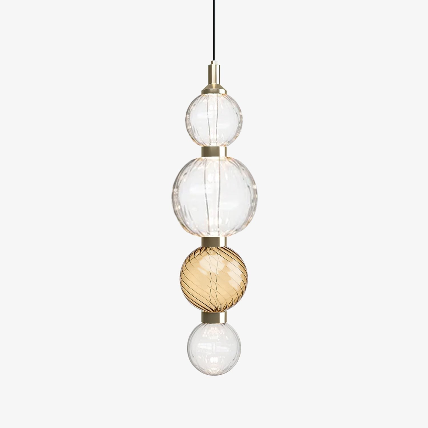 Luminara Stacked Glass Pendant