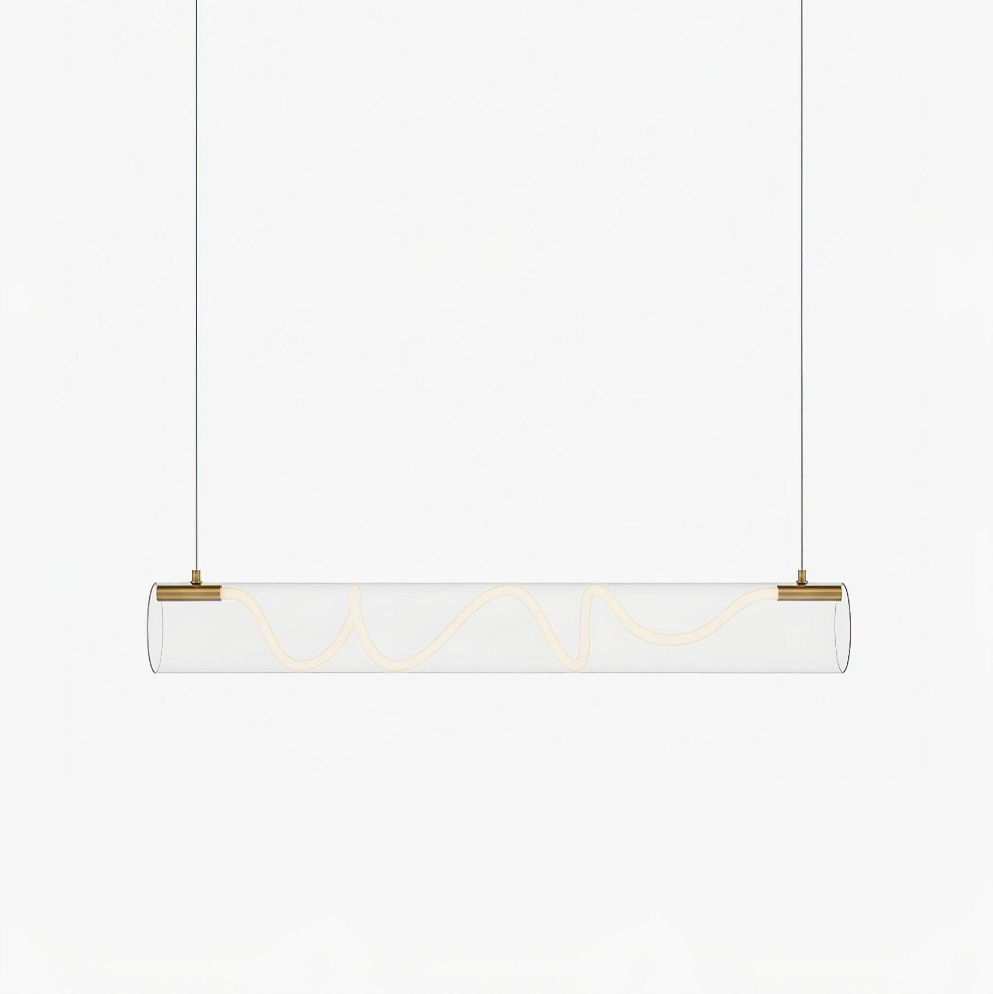 Luminara Wave Glass Linear Pendant