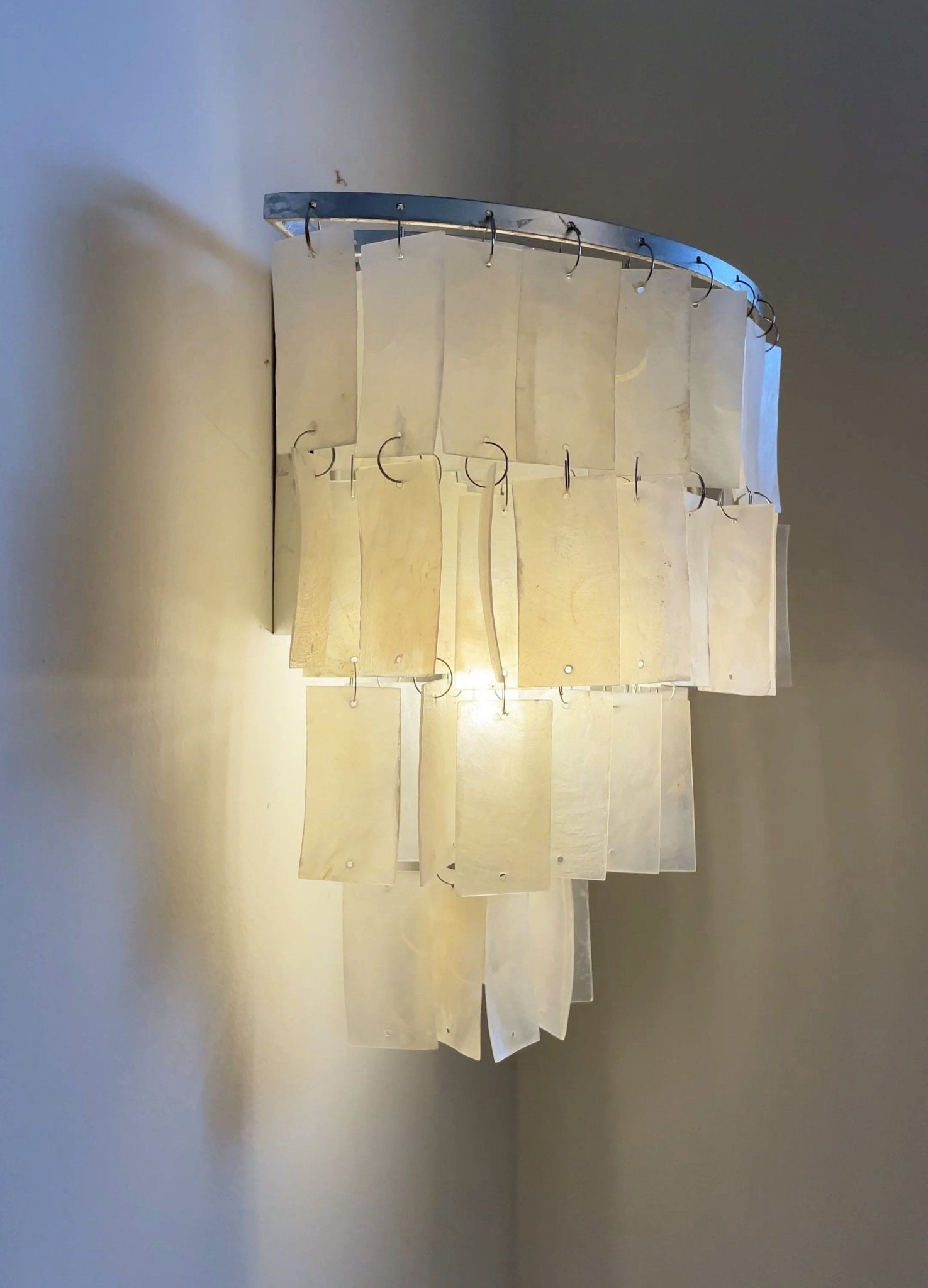 Lunara Shell Cascade Wall Lamp