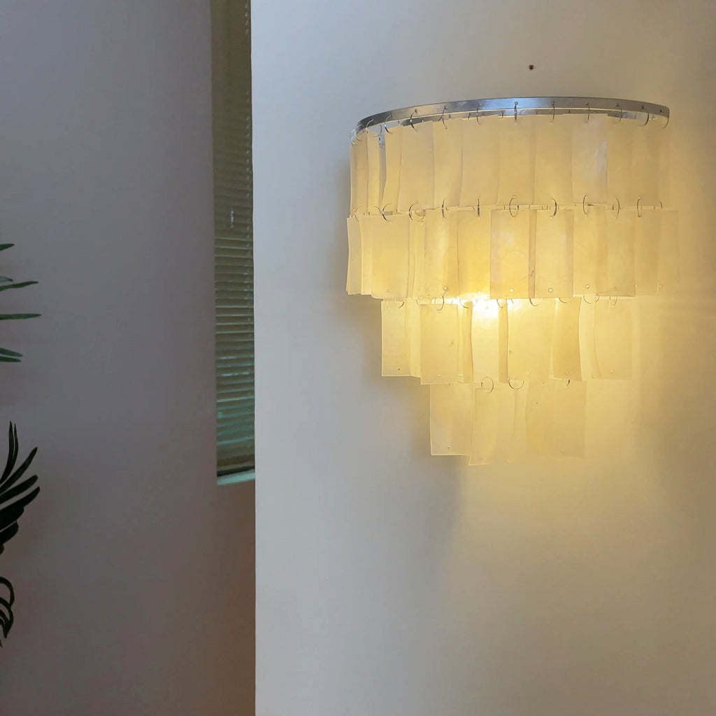 Lunara Shell Cascade Wall Lamp