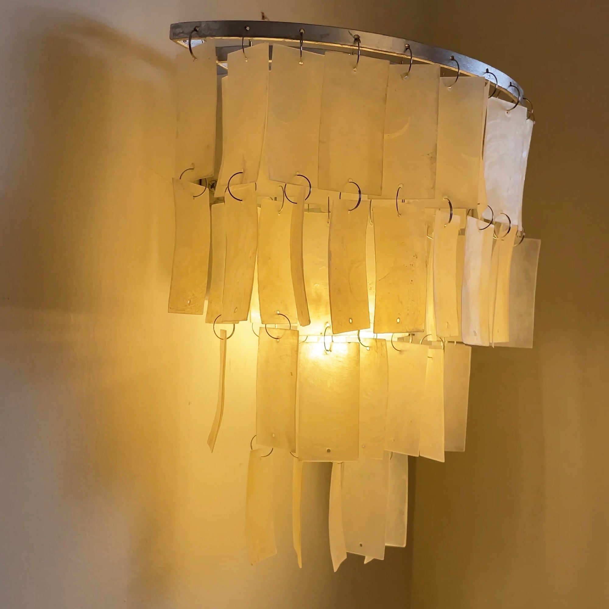Lunara Shell Cascade Wall Lamp