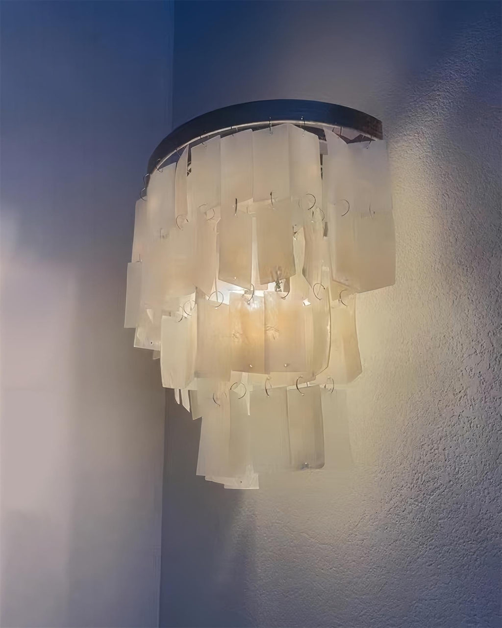 Lunara Shell Cascade Wall Lamp