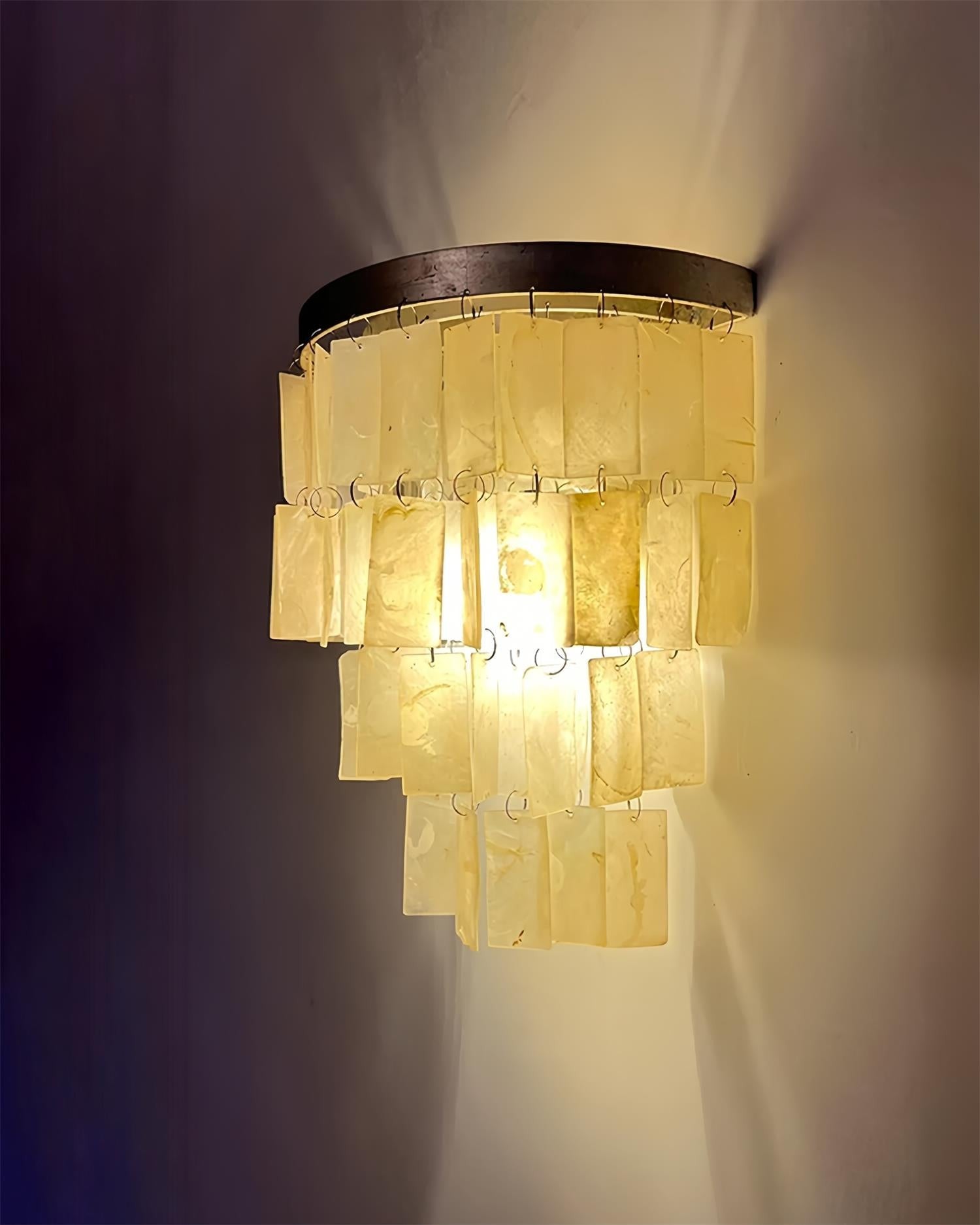 Lunara Shell Cascade Wall Lamp