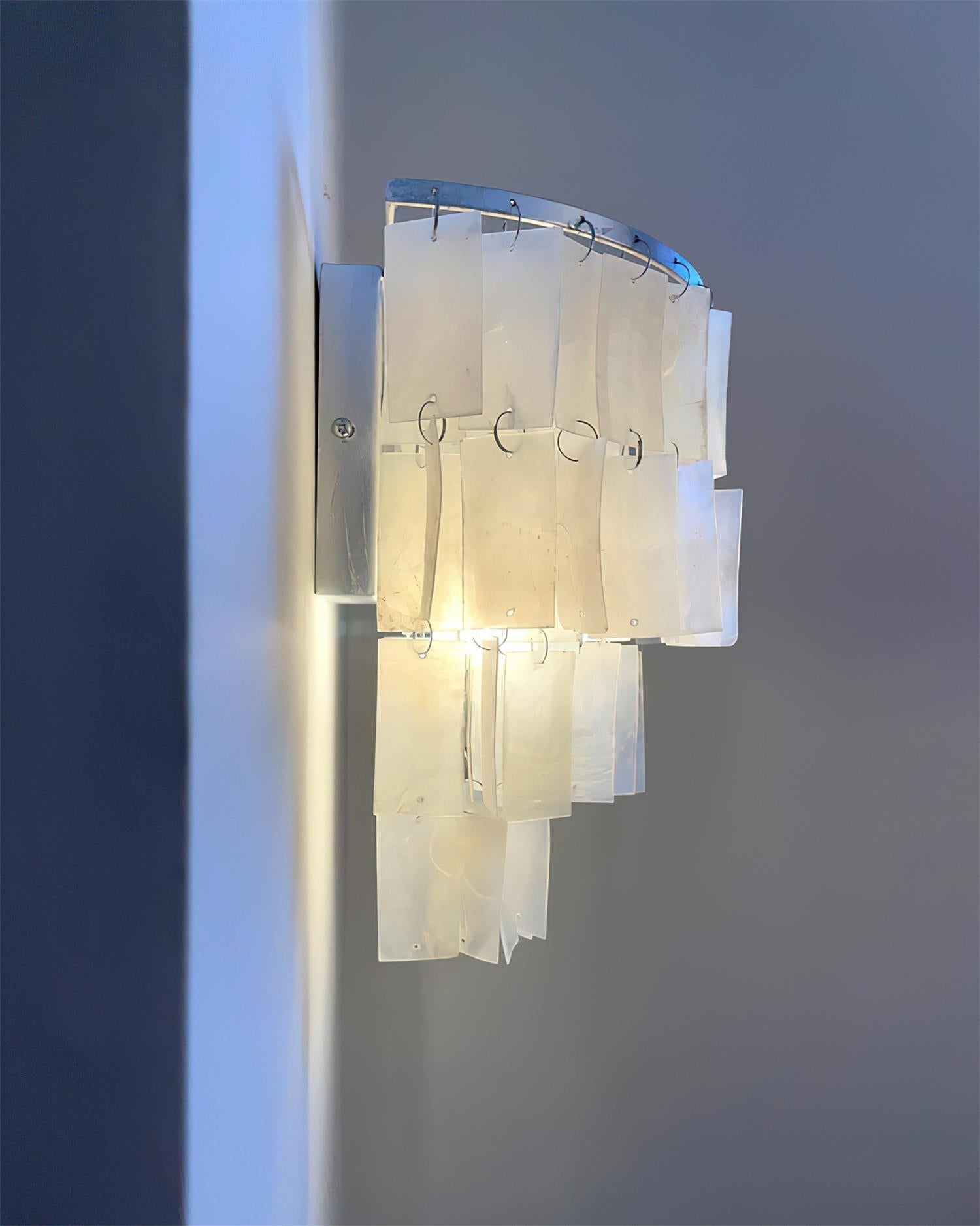 Lunara Shell Cascade Wall Lamp