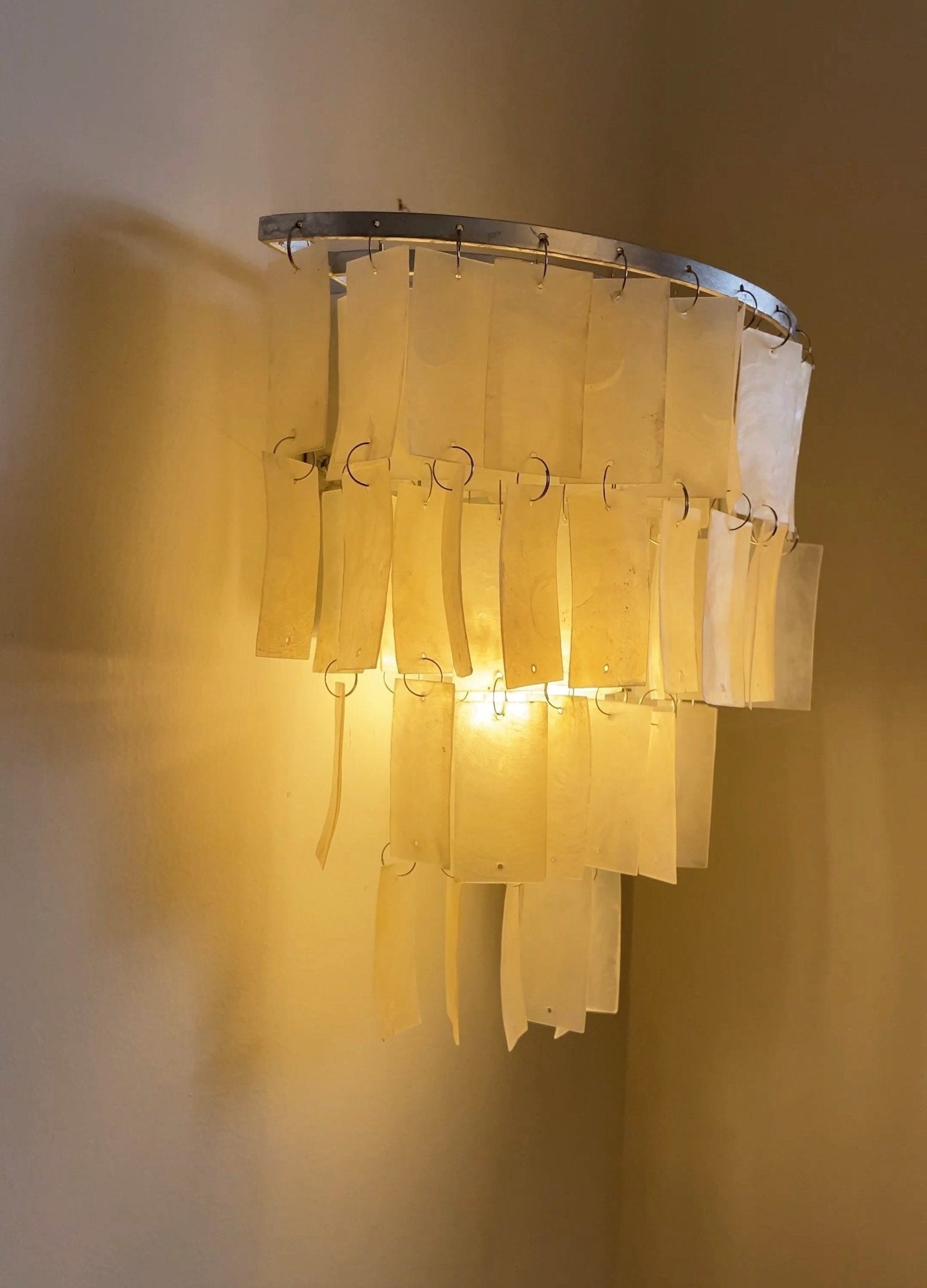 Lunara Shell Cascade Wall Lamp