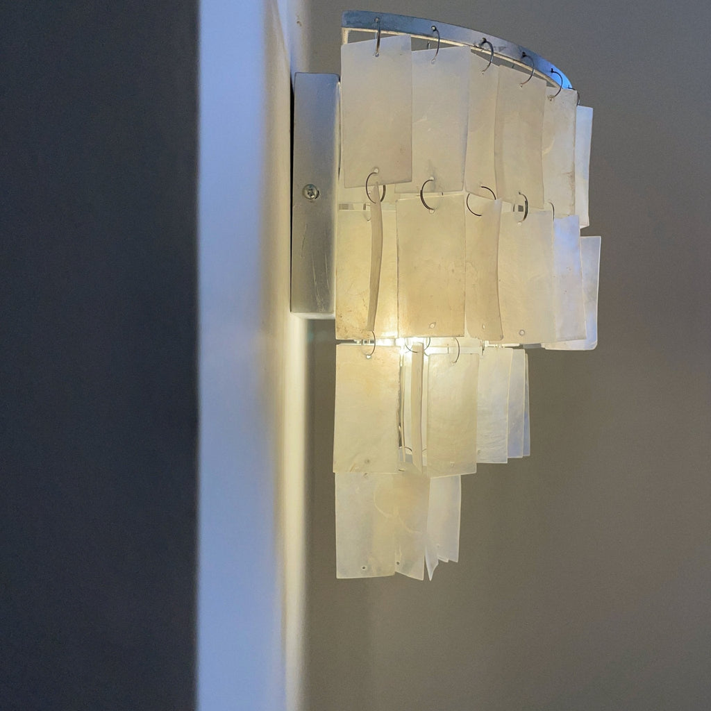 Lunara Shell Cascade Wall Lamp