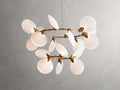 Lysera Petal Glass Statement Chandelier