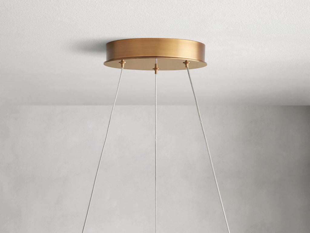 Lysera Petal Glass Statement Chandelier