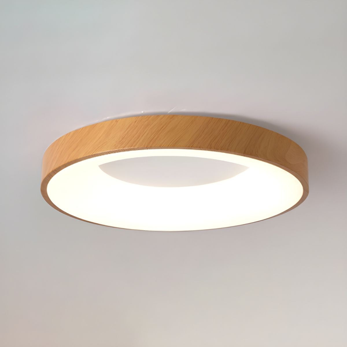 Mila Wood Flush Mount Ceiling Light