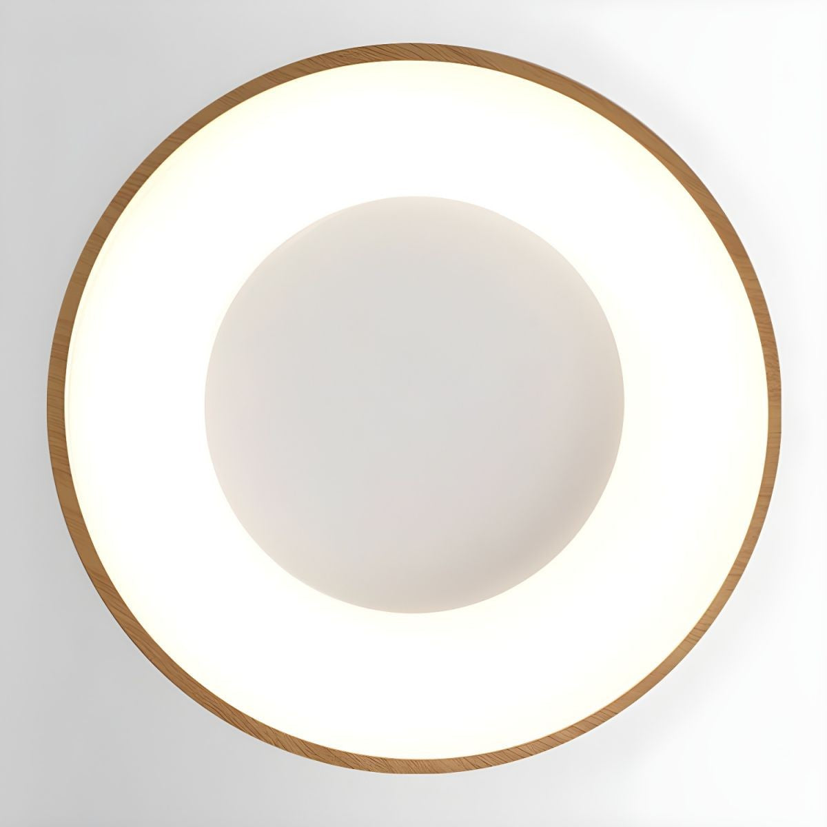 Mila Wood Flush Mount Ceiling Light