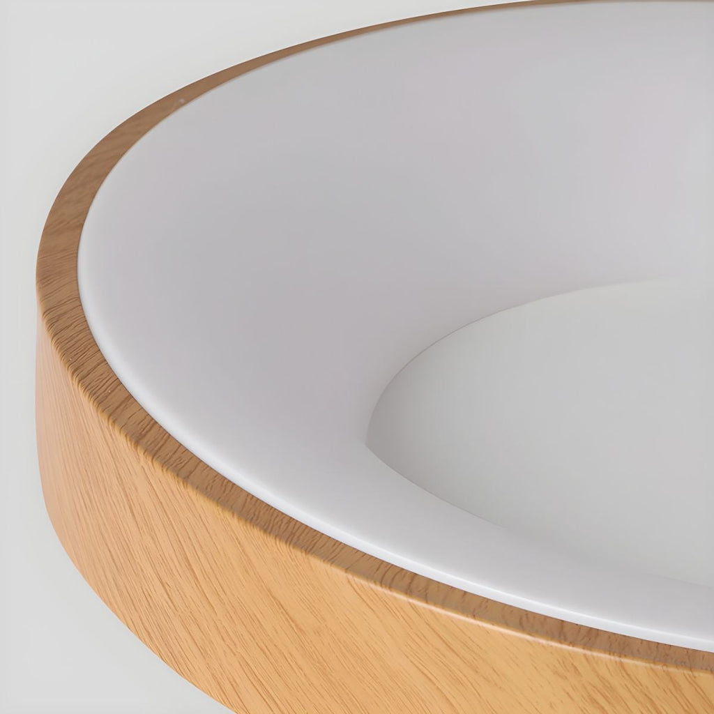 Mila Wood Flush Mount Ceiling Light