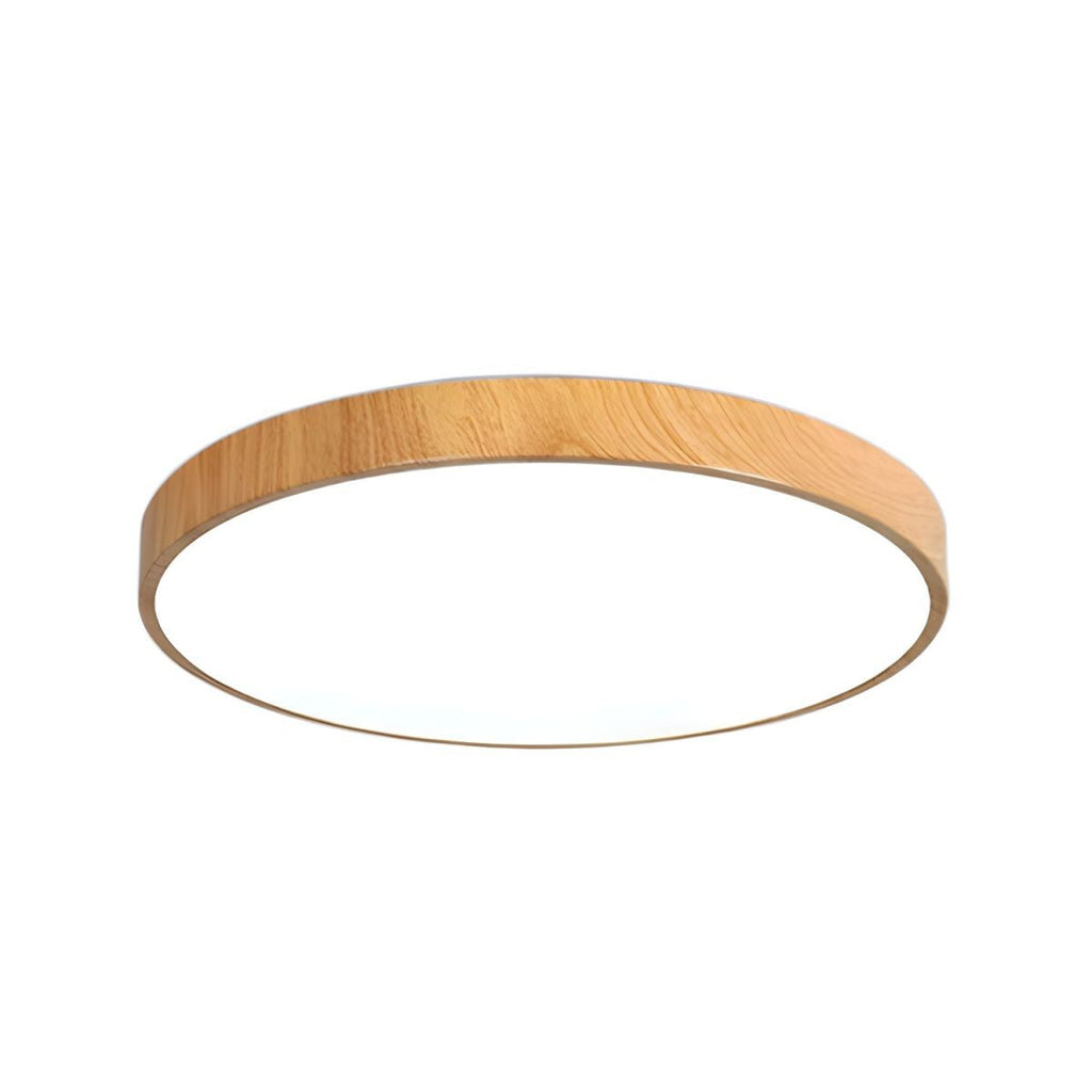 Mila Wood Flush Mount Ceiling Light