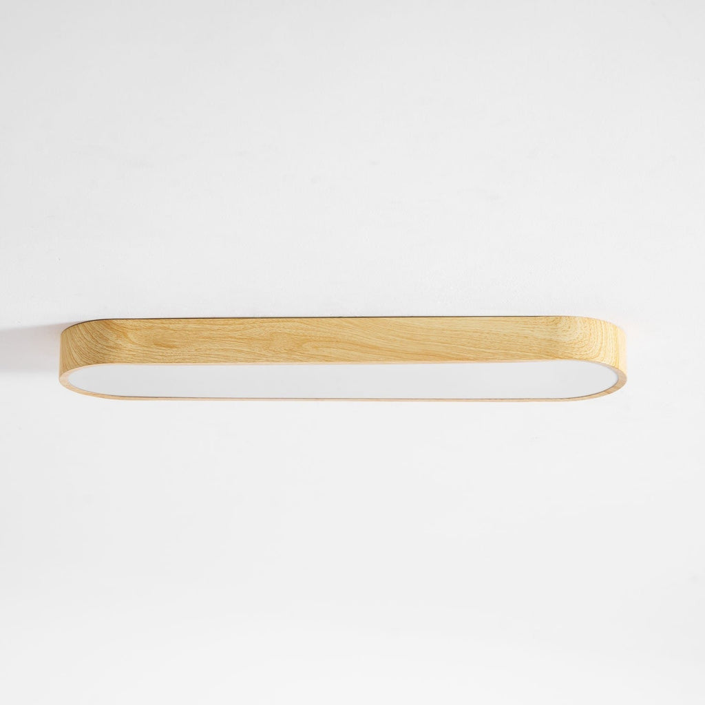 Mila Wood Flush Mount Ceiling Light