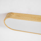 Mila Wood Flush Mount Ceiling Light