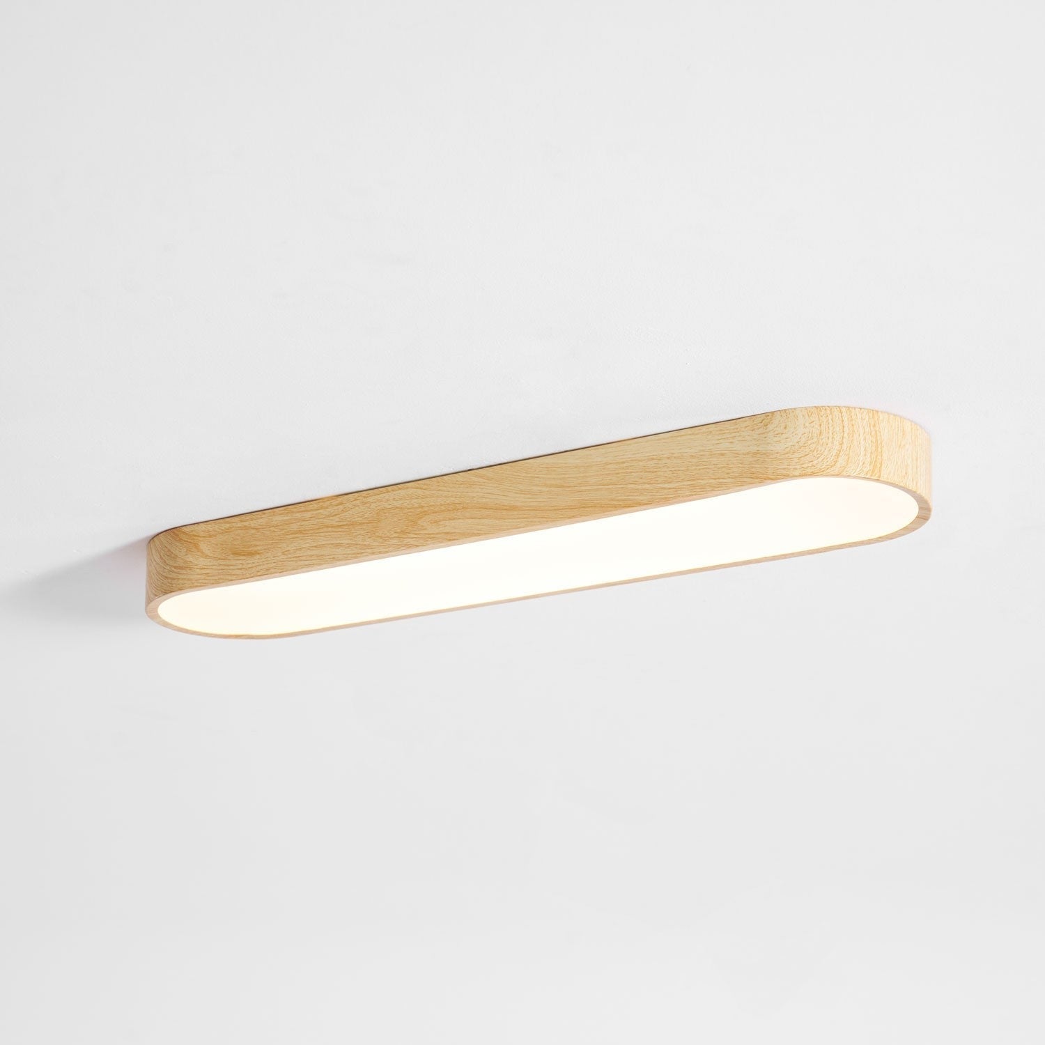 Mila Wood Flush Mount Ceiling Light