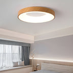 Mila Wood Flush Mount Ceiling Light