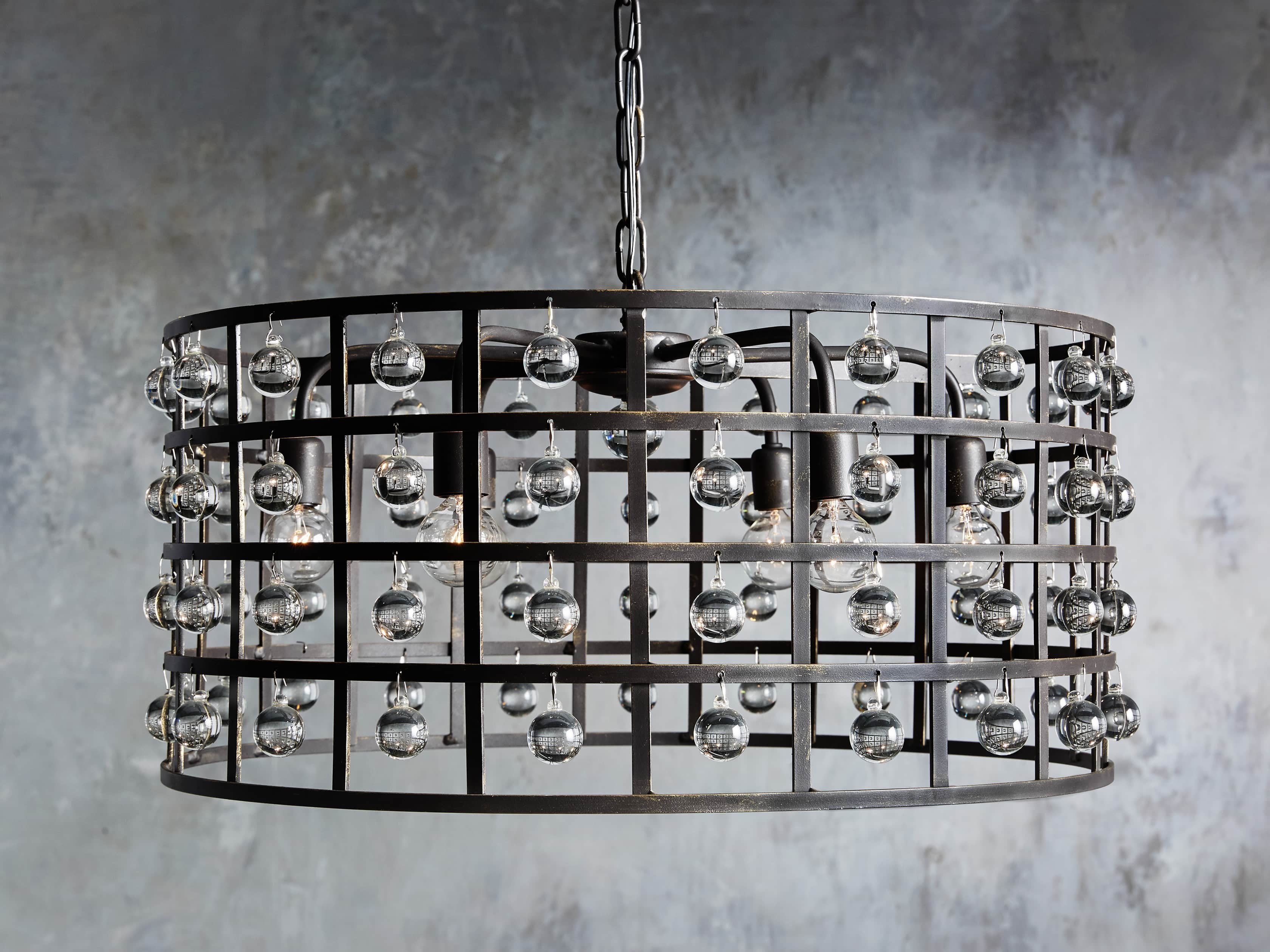 Milano Crystal Cage Chandelier