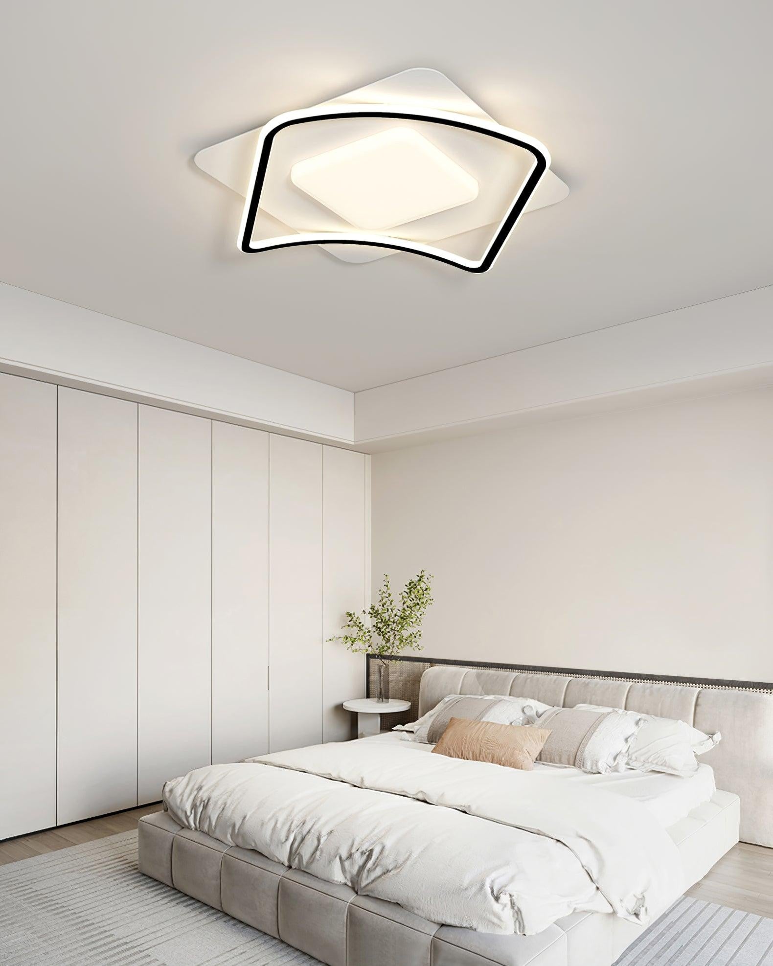 Minimal Geometry LED Ceiling Light