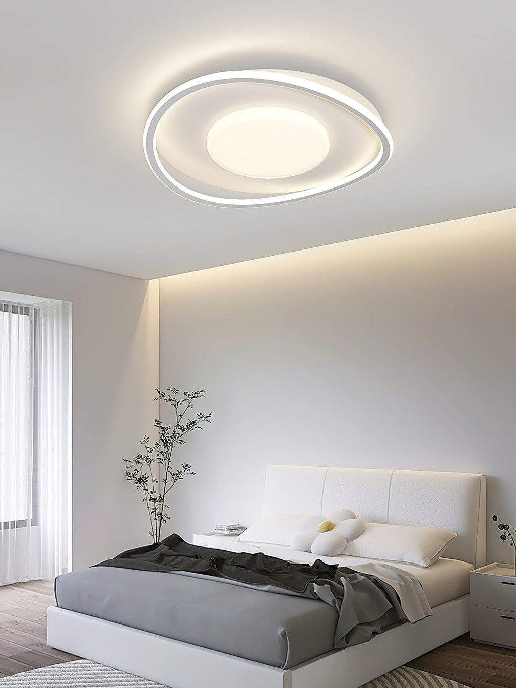 Minimal Geometry LED Ceiling Light