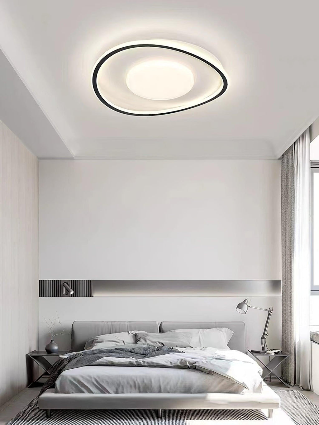 Minimal Geometry LED Ceiling Light