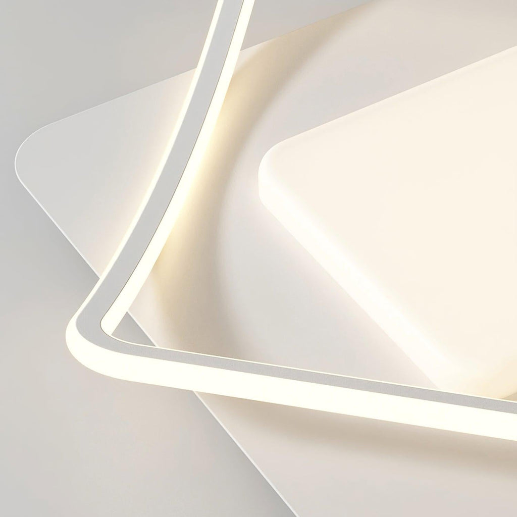 Minimal Geometry LED Ceiling Light