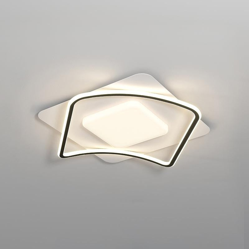 Minimal Geometry LED Ceiling Light