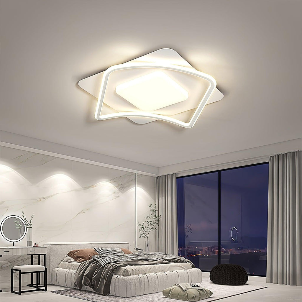 Minimal Geometry LED Ceiling Light