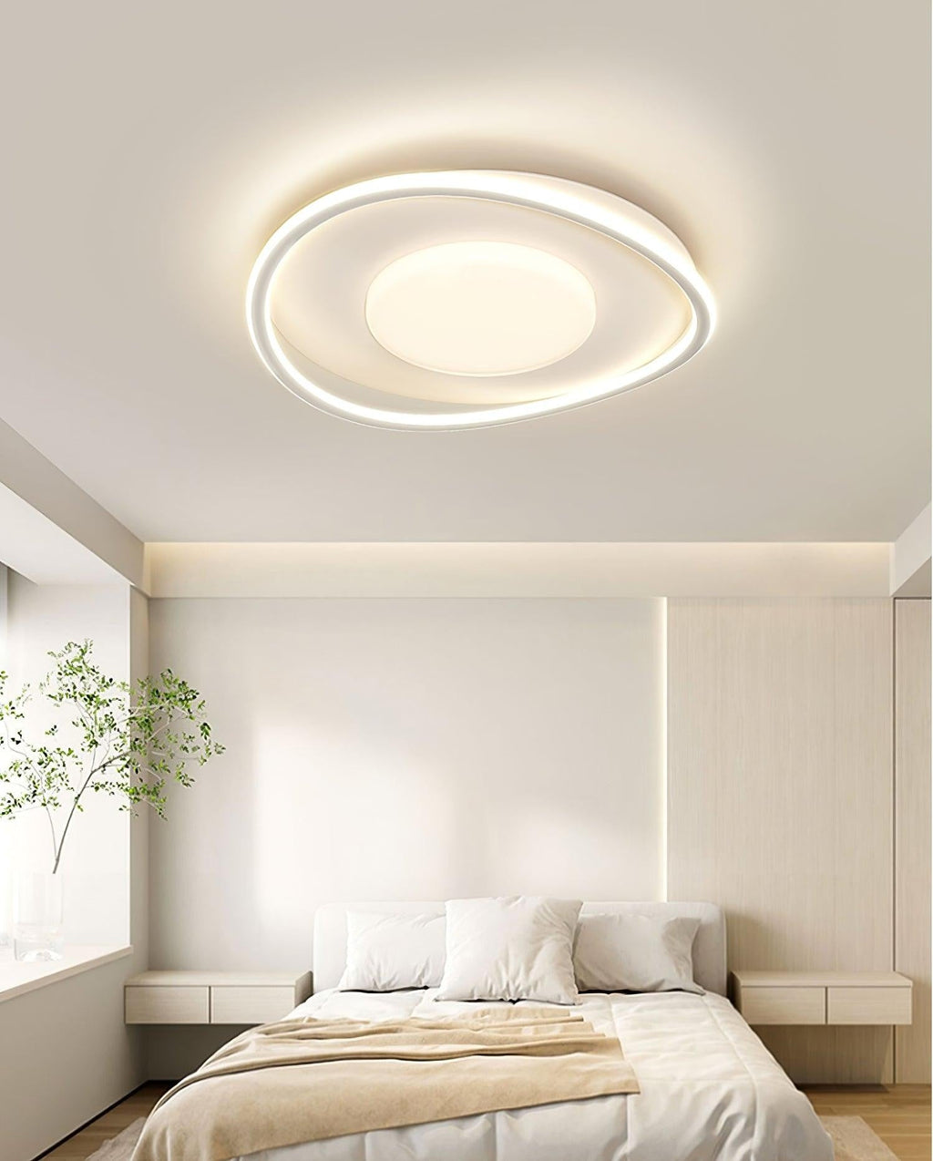 Minimal Geometry LED Ceiling Light