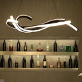 Modern Forms Tidal 57 1/2" Wide Black LED Linear Pendant