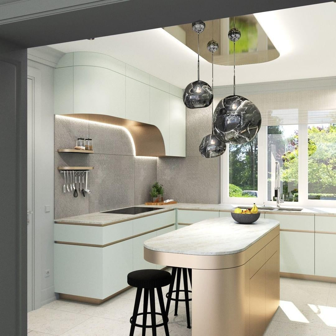 Molterra Mirror Glass Pendant Light