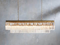 Montclair Art Deco Rectangular Crystal Chandelier