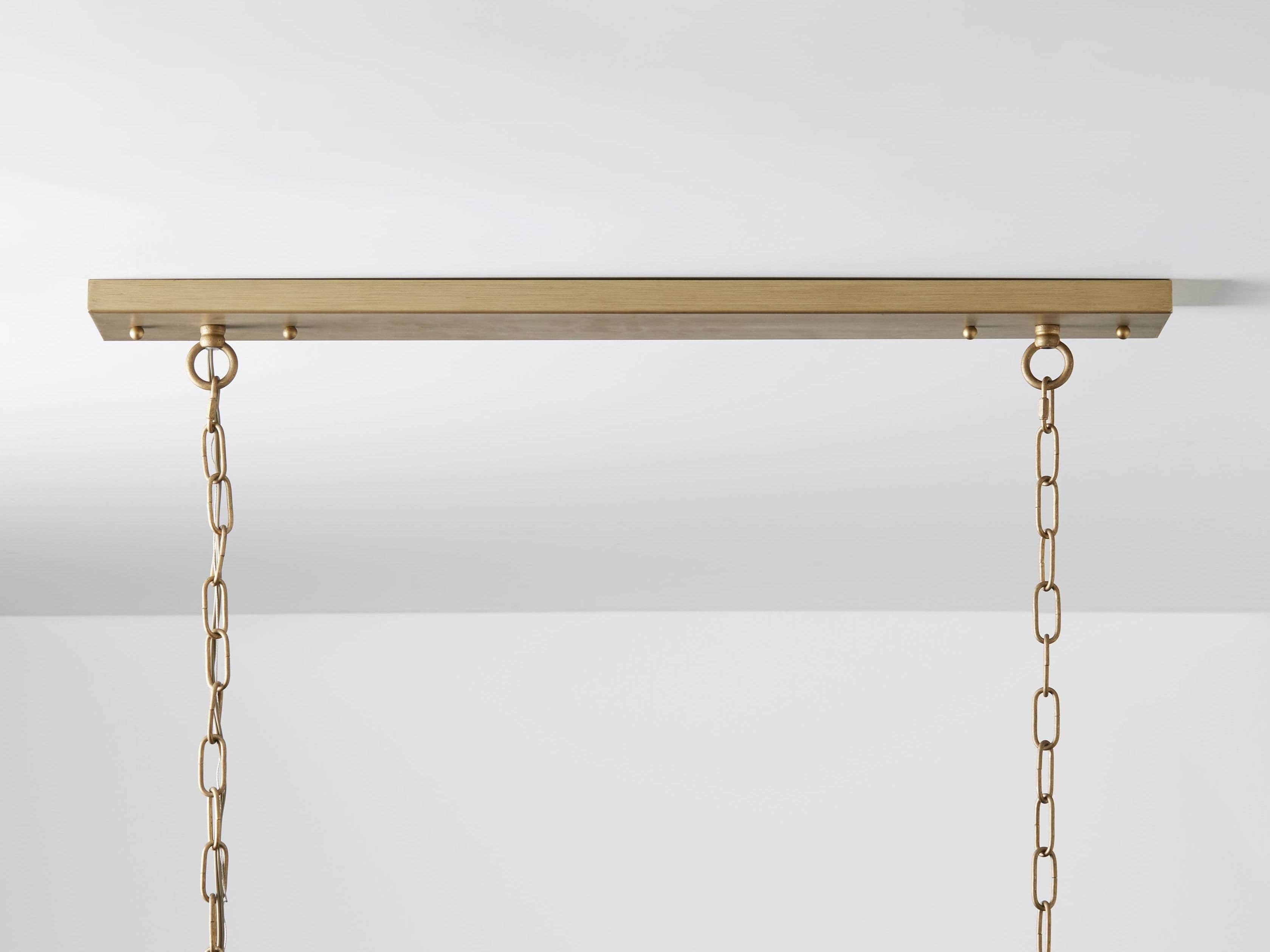 Montclair Art Deco Rectangular Crystal Chandelier