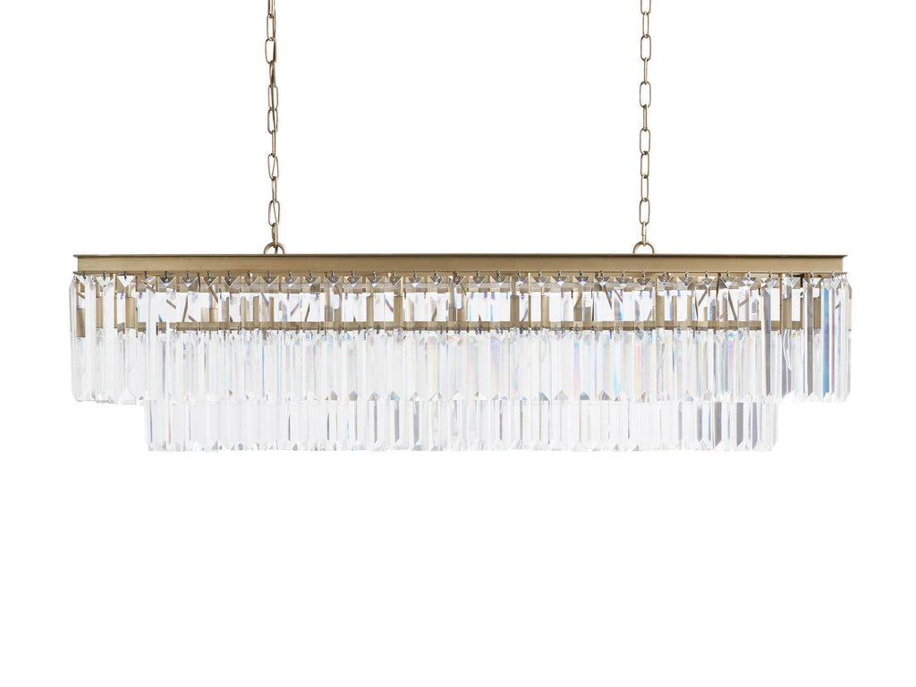 Montclair Art Deco Rectangular Crystal Chandelier